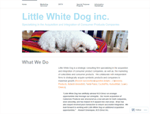 Tablet Screenshot of littlewhitedoginc.com